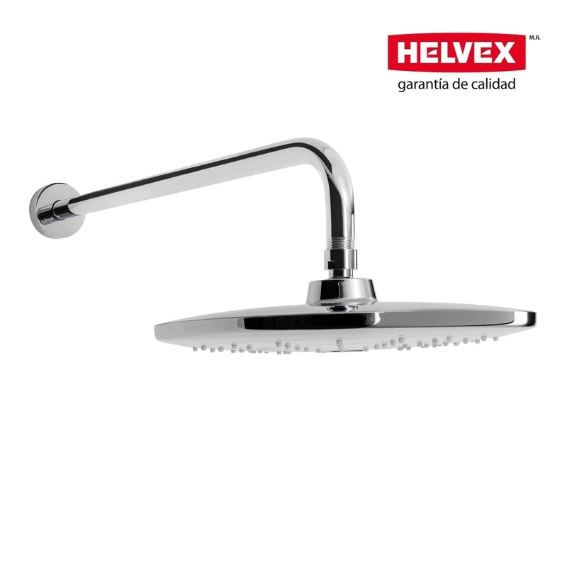 REGADERA CUADRADA PLATO ANCHO 10" X 10" (25 CM X 25 CM) 3 TIPOS DE CHORRO. MOD. H-3303-C/B