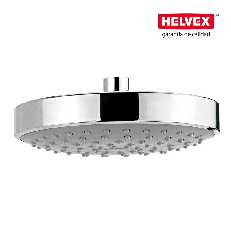 REGADERA DE CHORRO FIJO CON SISTEMA ANTICALCAREO PLATO ANCHO DE 7" MOD. H-3003