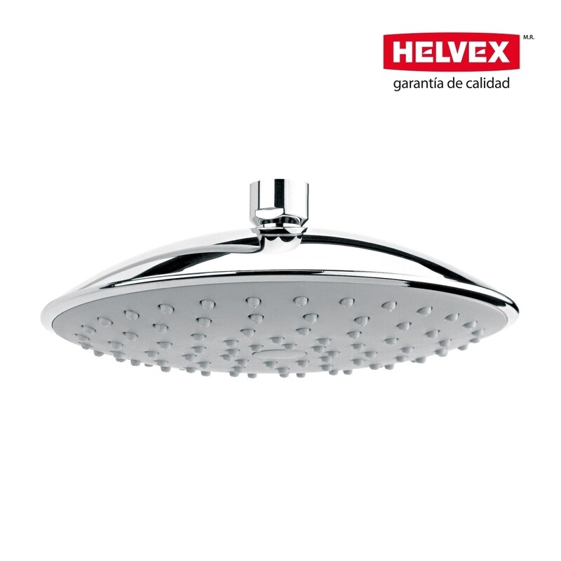 REGADERA DE CHORRO FIJO CON SISTEMA ANTICALCAREO PLATO ANCHO DE 7" MOD. H-3004