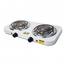 Parrilla electrica 2 quemadores, rectangular, Volteck Basic MOD. 23032