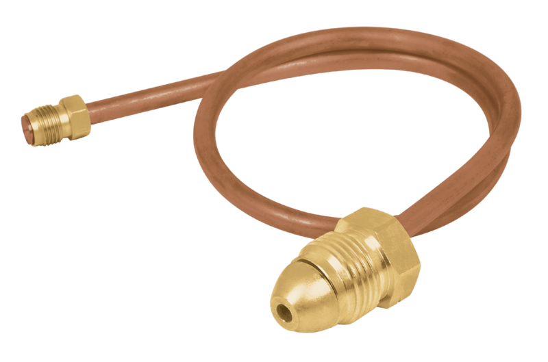 Pigtail con tuerca izquierda, punta pool, 50 cm MOD. 49964