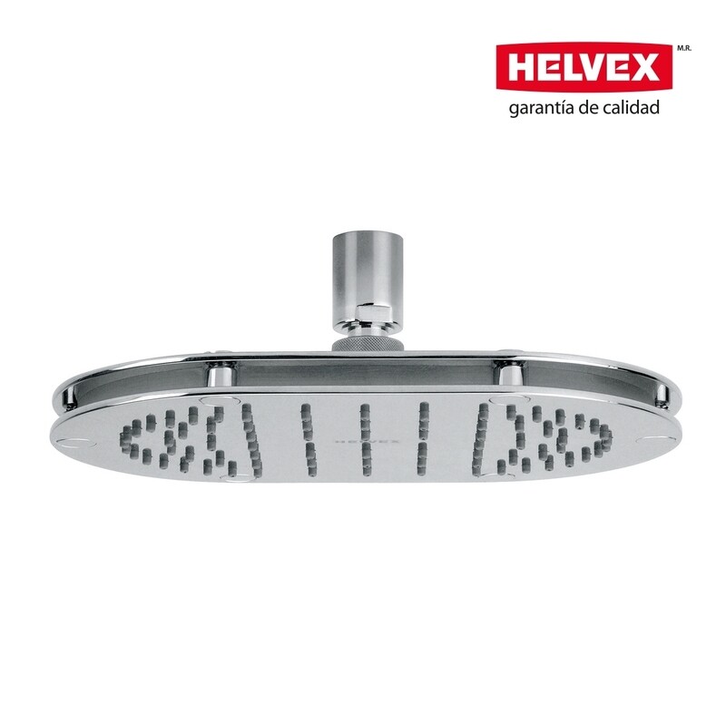 REGADERA DE CHORRO FIJO CON TECNOLOGIA AIREAVEX, SISTEMA ANTICALCAREO PLATO ANCHO DE 5"X8" PREMIER  MOD. H-3005