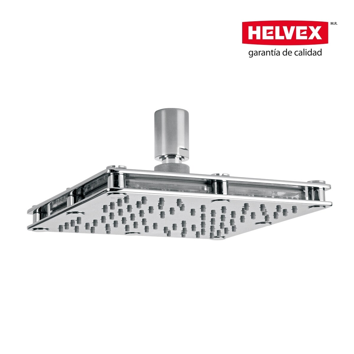REGADERA DE CHORRO FIJO CON TECNOLOGIA AIREAVEX, SISTEMA ANTICALCAREO PLATO ANCHO DE 6" KUBICA MOD. H3006-6