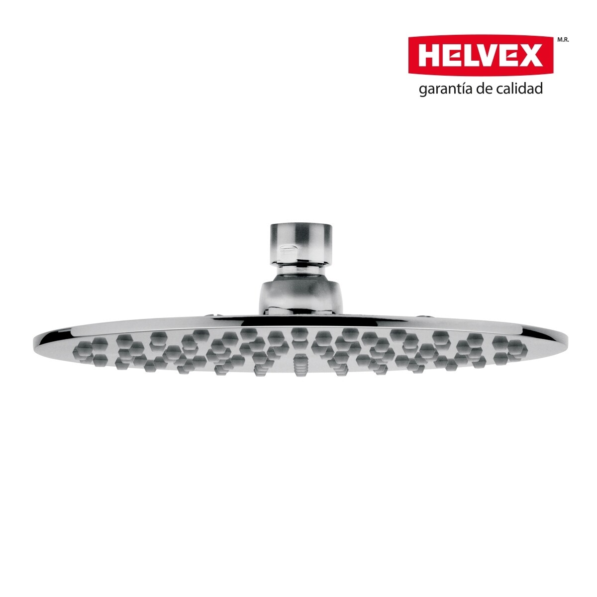 REGADERA DE CHORRO FIJO REDONDA ULTRA PLANA CON SISTEMA ANTICALCAREO PLATO ANCHO DE 8" MOD. H-3008