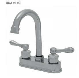 MEZCLADORA PARA LAVABO 4" BKA797C 20017