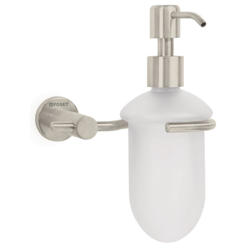 Dispensador metalico de jabon liquido MOD 49666 Dispensador metalico de jabon liquido MOD 49666