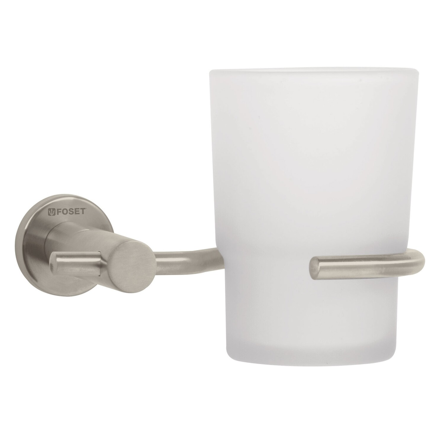 Portavaso cepillero  metalico con vaso Mod 49674
