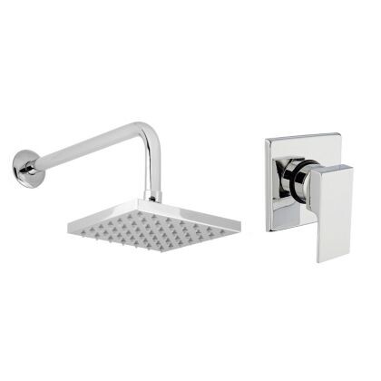 Kit con regadera y monomando de empotrar para baño MOD. KD004 Kit con regadera y monomando de empotrar para baño MOD. KD004