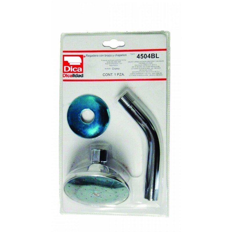 Regadera 3 Regadera 3" de cebolla con brazo y chapetón MOD. 4504BL