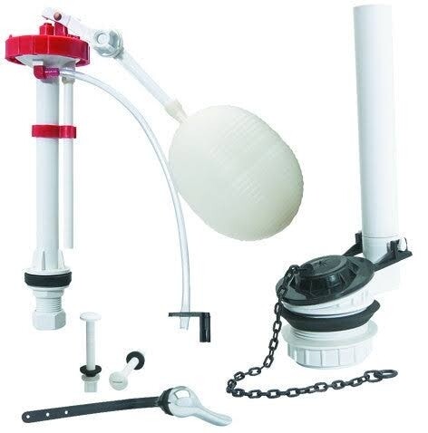 Juego de accesorios descarga 2 Juego de accesorios descarga 2" para WC MOD. KE.4056P