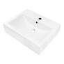 Lavabo Cuadrado Varedo Blanco