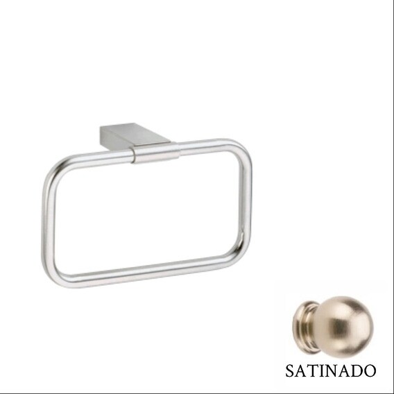 Toallero cuadrado satin MOD 10109-S Toallero cuadrado satin MOD 10109-S