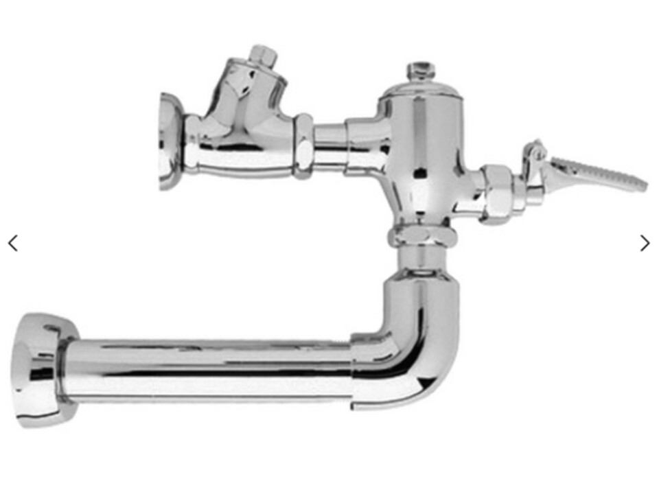Fluxometro expuesto de pedal para mingitorio MOD. 1315