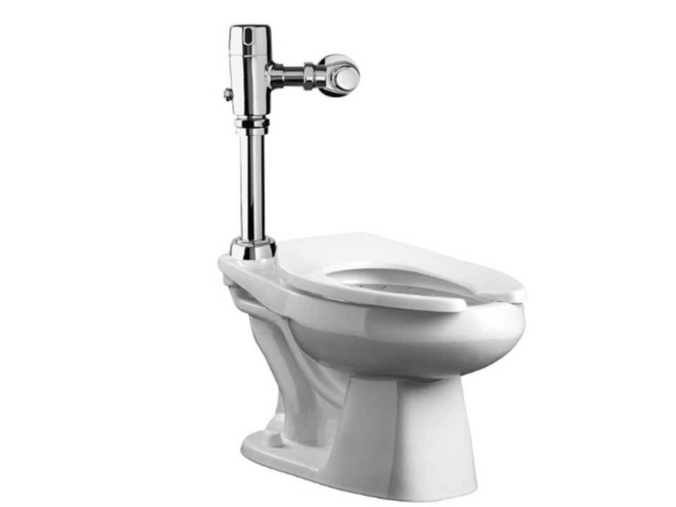 Taza con fluxometro expuesto ecológico con sensor de batería MOD KWC8506E