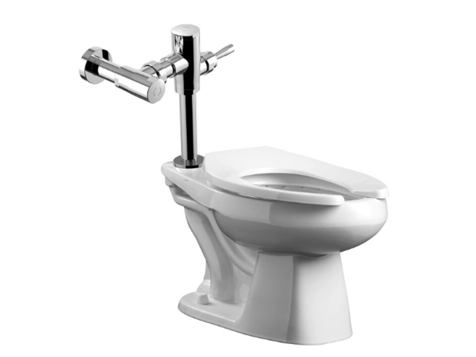 Taza con fluxometro expuesto ecológico de palanca MOD. KWC8509