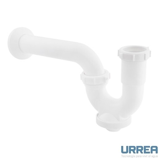 Céspol plástico tipo P para lavabo y fregadero MOD. 3731RP