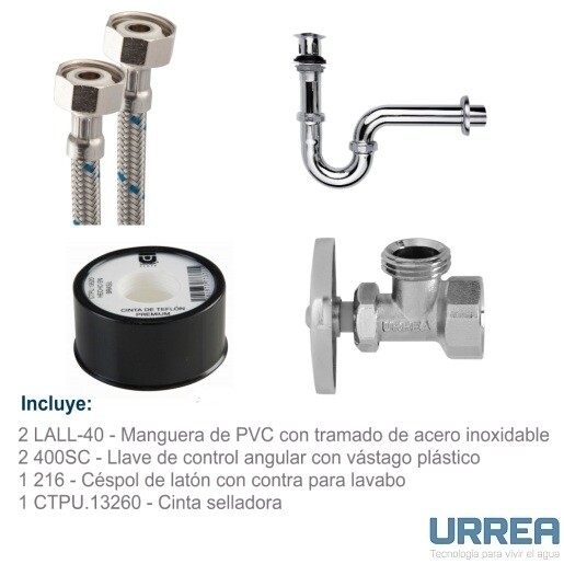 Kit de reparación de latón para lavabo MOD. KLL Kit de reparación de latón para lavabo MOD. KLL