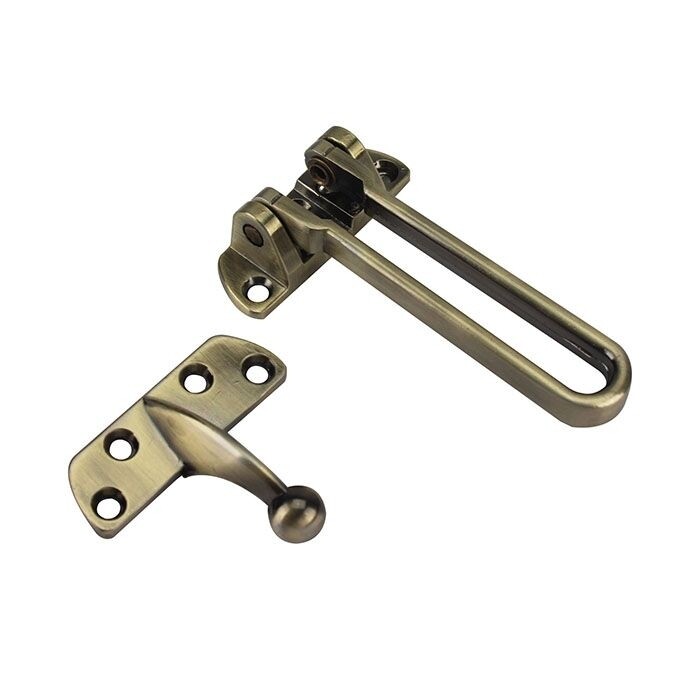 Pasador abatible de latón para puerta 8222 Pasador abatible de latón para puerta 8222