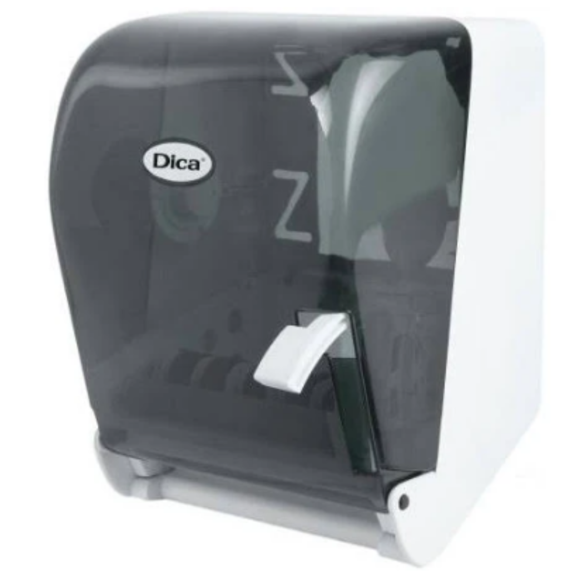 Despachador de ABS humo con palanca para toalla en rollo MOD. 4106TS