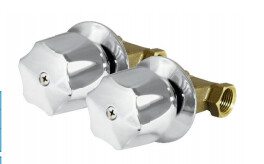 Juego de llaves de empotrar soldables 1/2" MOD 10275