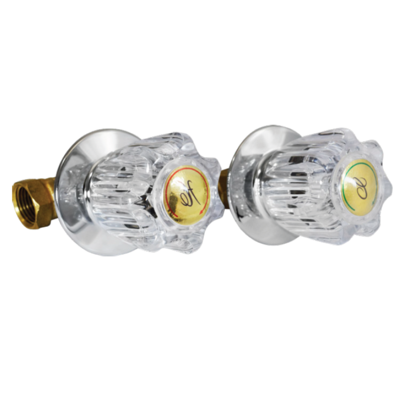 Juego de llaves de empotrar roscables 1/2" MOD 10272