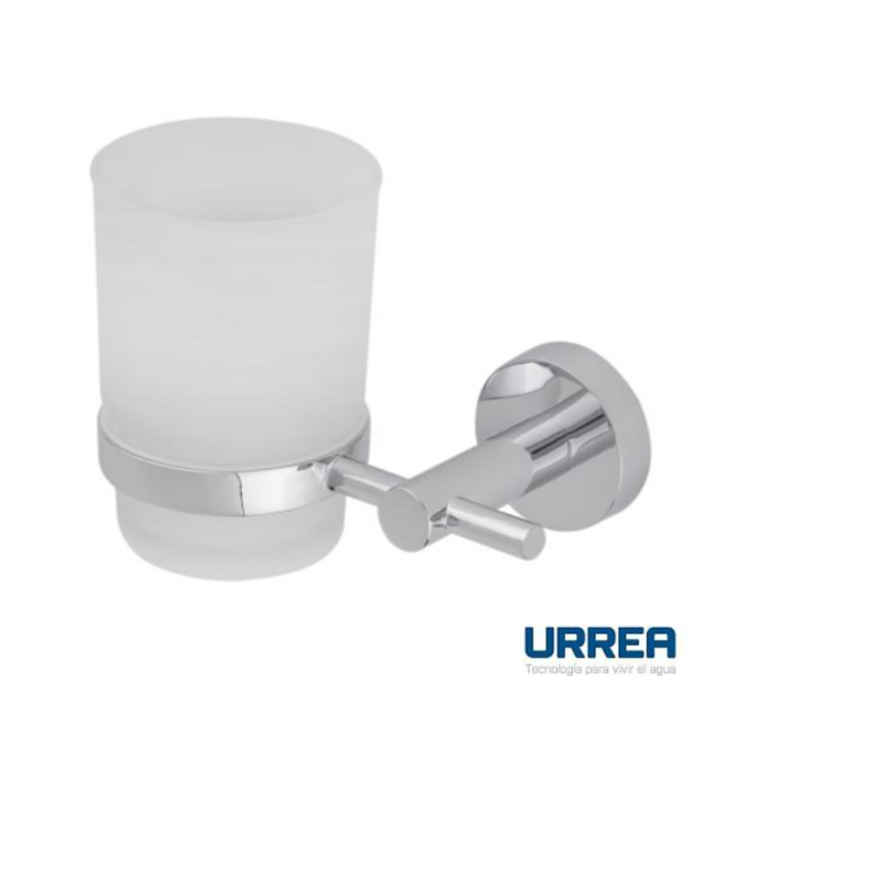 Portacepillos con vaso de vidrio MOD. 706CL.07 Portacepillos con vaso de vidrio MOD. 706CL.07