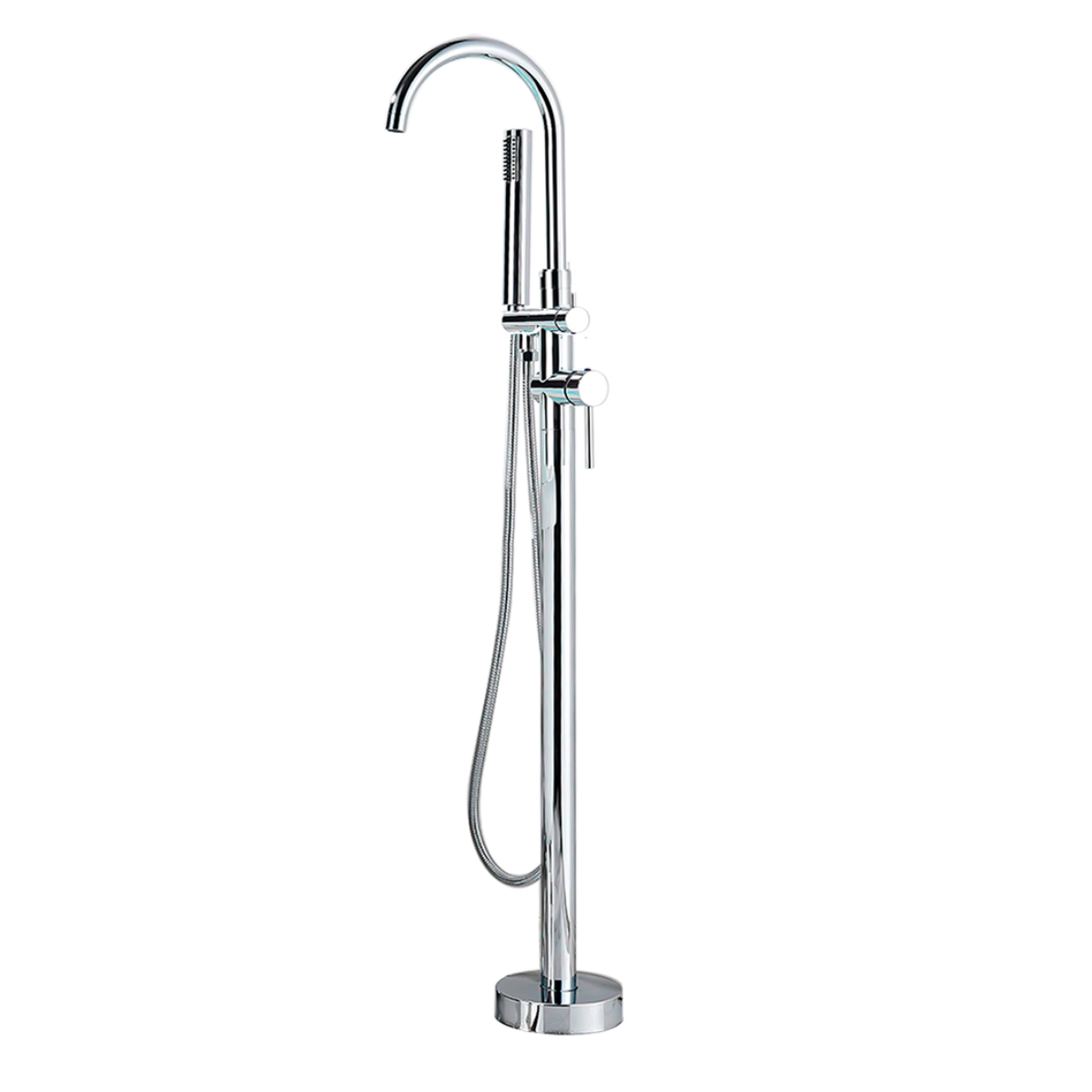 Llave de piso para tina cromo TB15.411