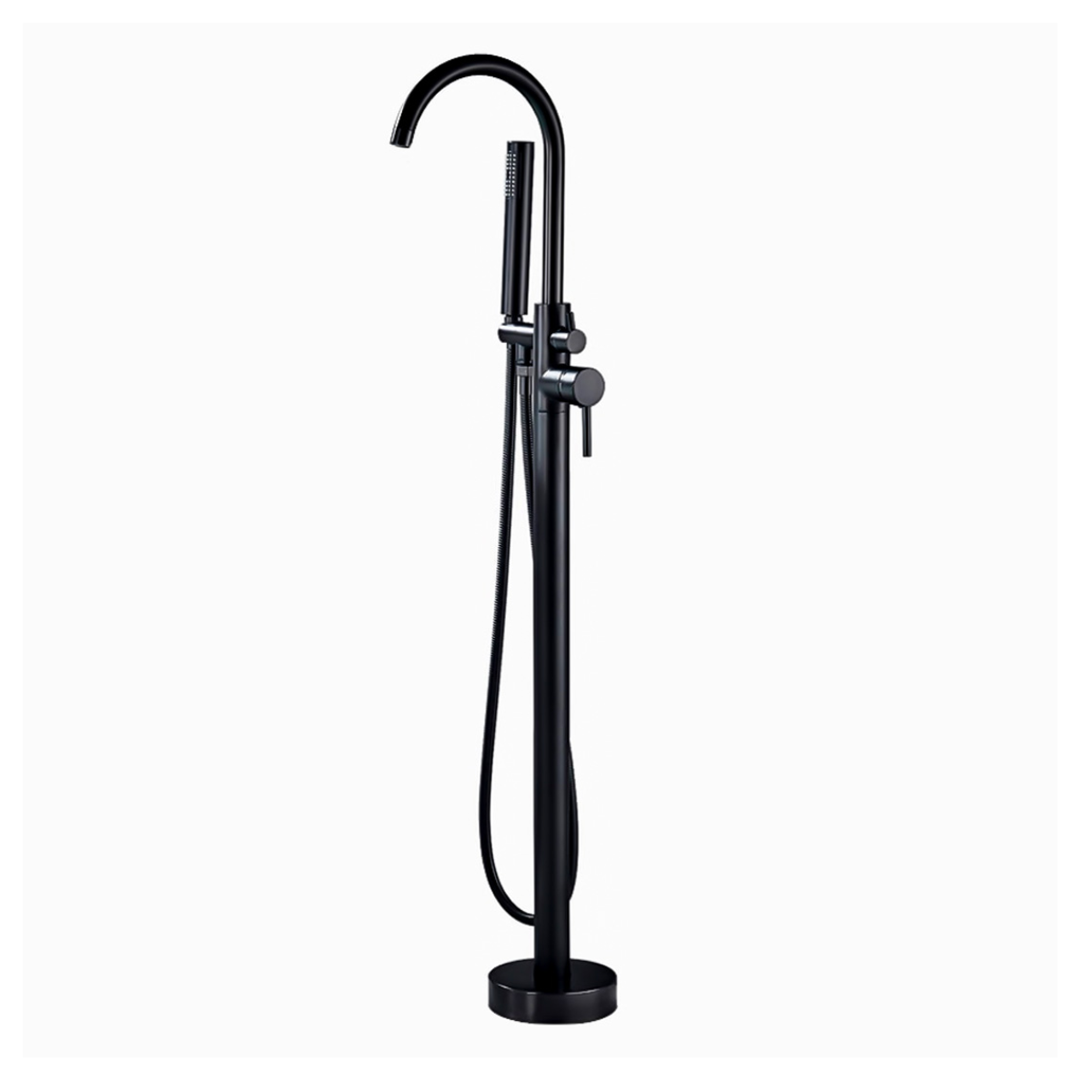 Llave de piso para tina Negro Mate TB15.412NEGRO