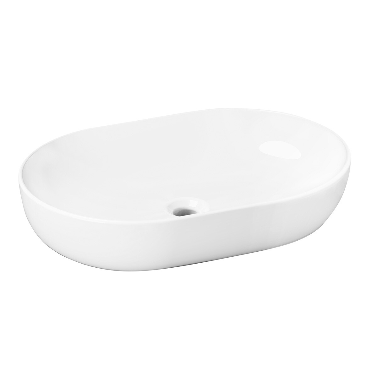 Lavabo suspendido blanco Cerámica Rectangular, lavabo de montaje en pared o encimeras, lavabo