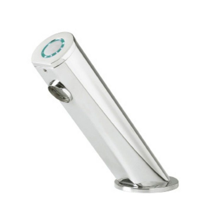 Grifo electrónico con botón piezoeléctrico e iluminación led verde MOD. WE22.552