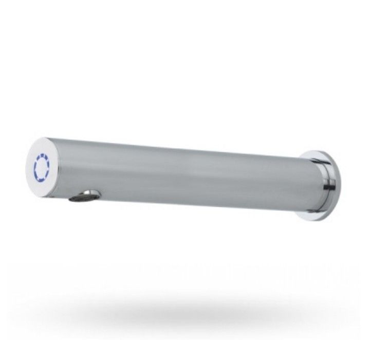 Grifo electrónico con botón piezoeléctrico e iluminación led azul MOD. WE35.033