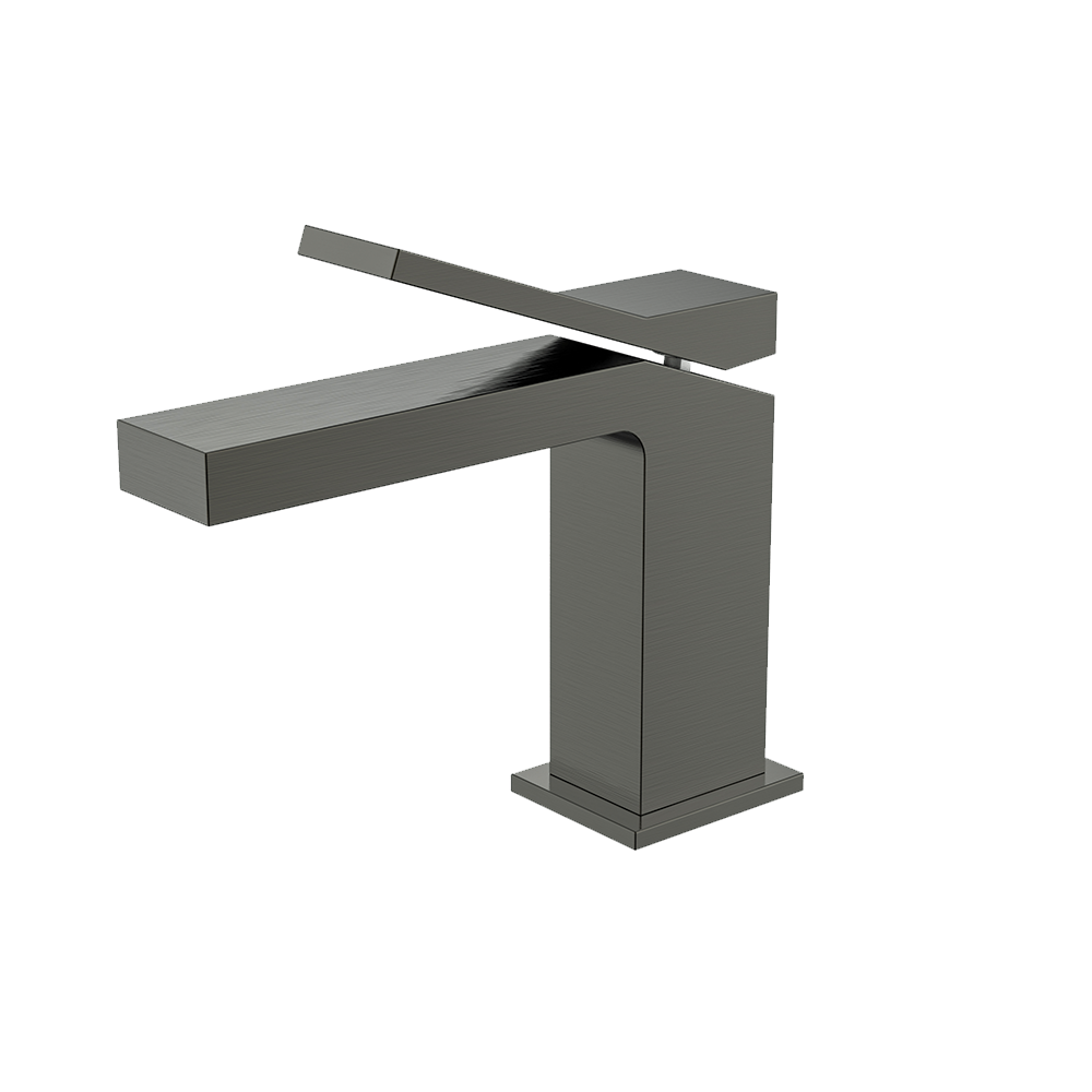 Monomando corto para lavabo EDGE Gunmetal MOD. WS60.011GM