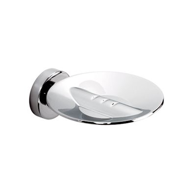Jabonera metálica cerrada TECNO cromo MOD. S116942