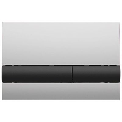 Pulsador cromo mate/negro MOD. M1712-8 Pulsador cromo mate/negro MOD. M1712-8