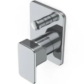 Monomando con desviador para regadera ITUA cromo MOD. 9436NY Monomando con desviador para regadera ITUA cromo MOD. 9436NY