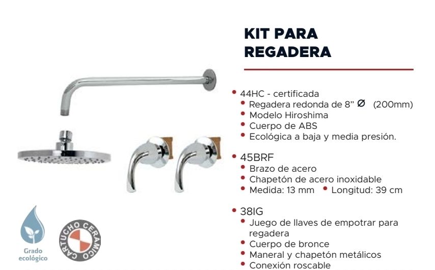 Kit para Regadera KITFN