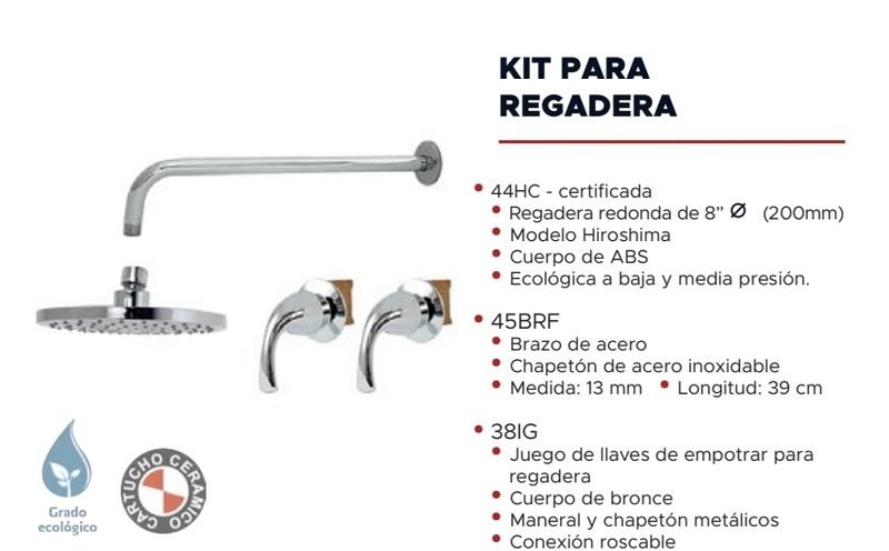 Kit para Regadera KITFN