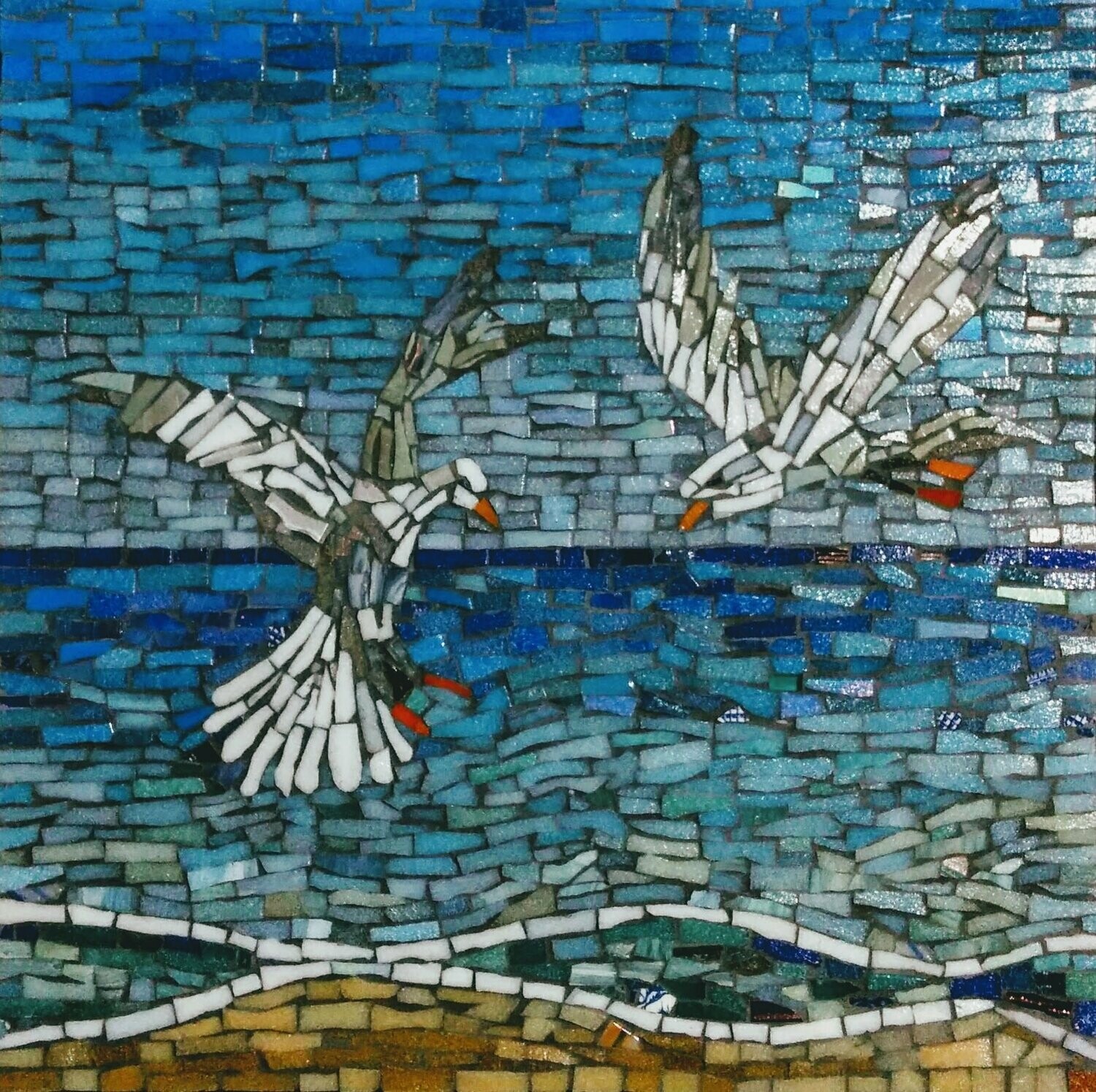 Seagull mosaic on sale