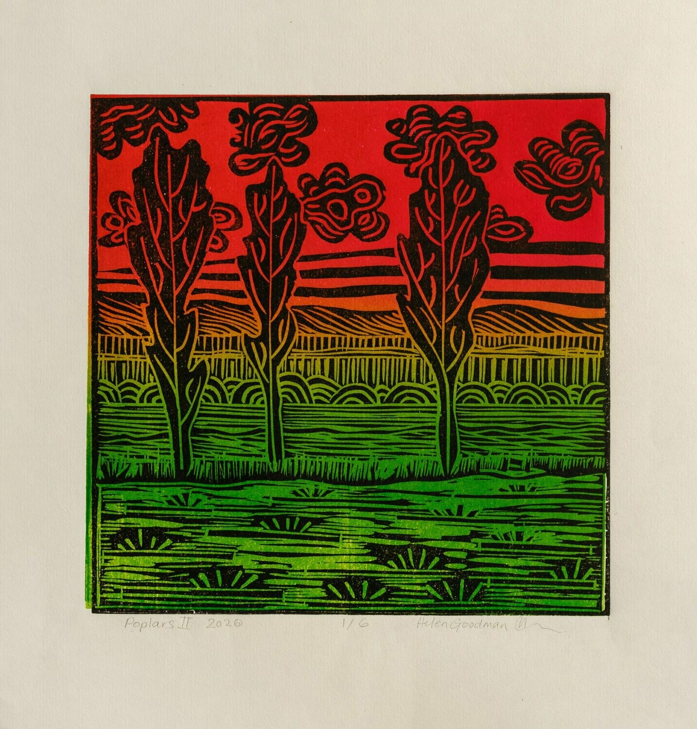 Poplars II card
