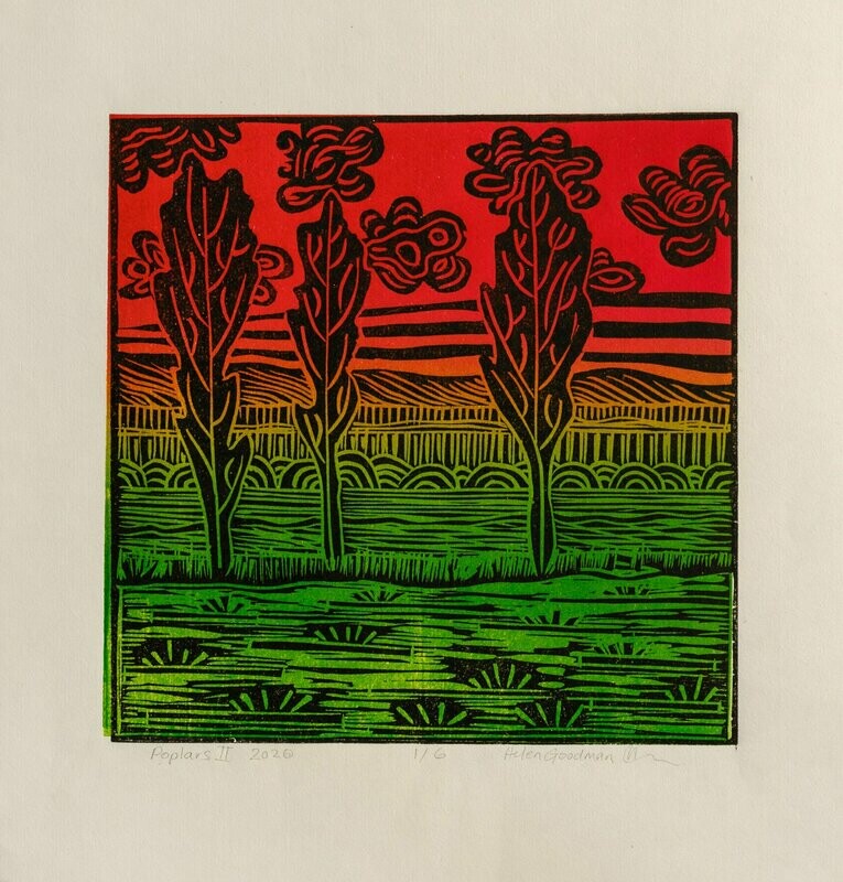 Poplars II card