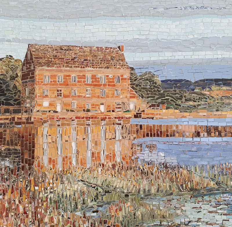 Tide Mill mosaic card