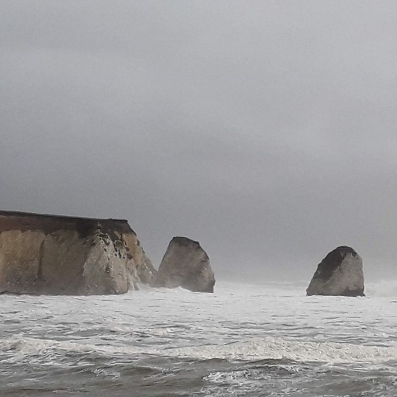 Freshwater Bay stacks card