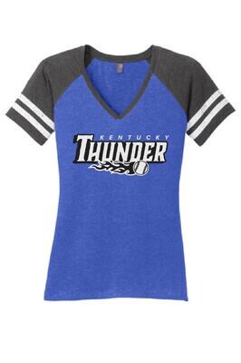 LADIES V-NECK GAME T-SHIRT