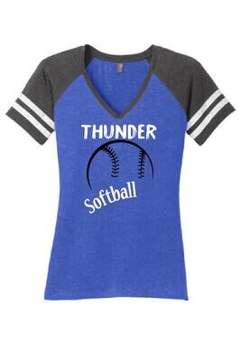 LADIES V-NECK GAME T-SHIRT