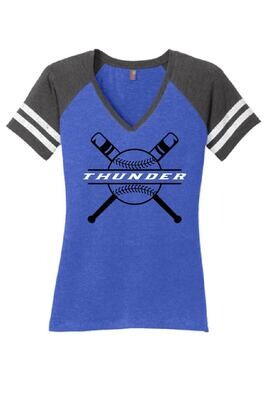 LADIES V-NECK GAME T-SHIRT