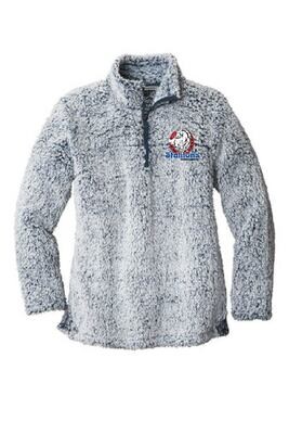 LADIES EMBROIDERED SHERPA