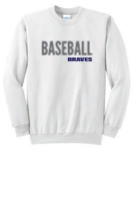 UNISEX WHITE CREWNECK