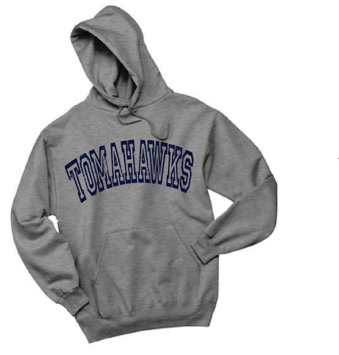 UNISEX GREY HOODIE
