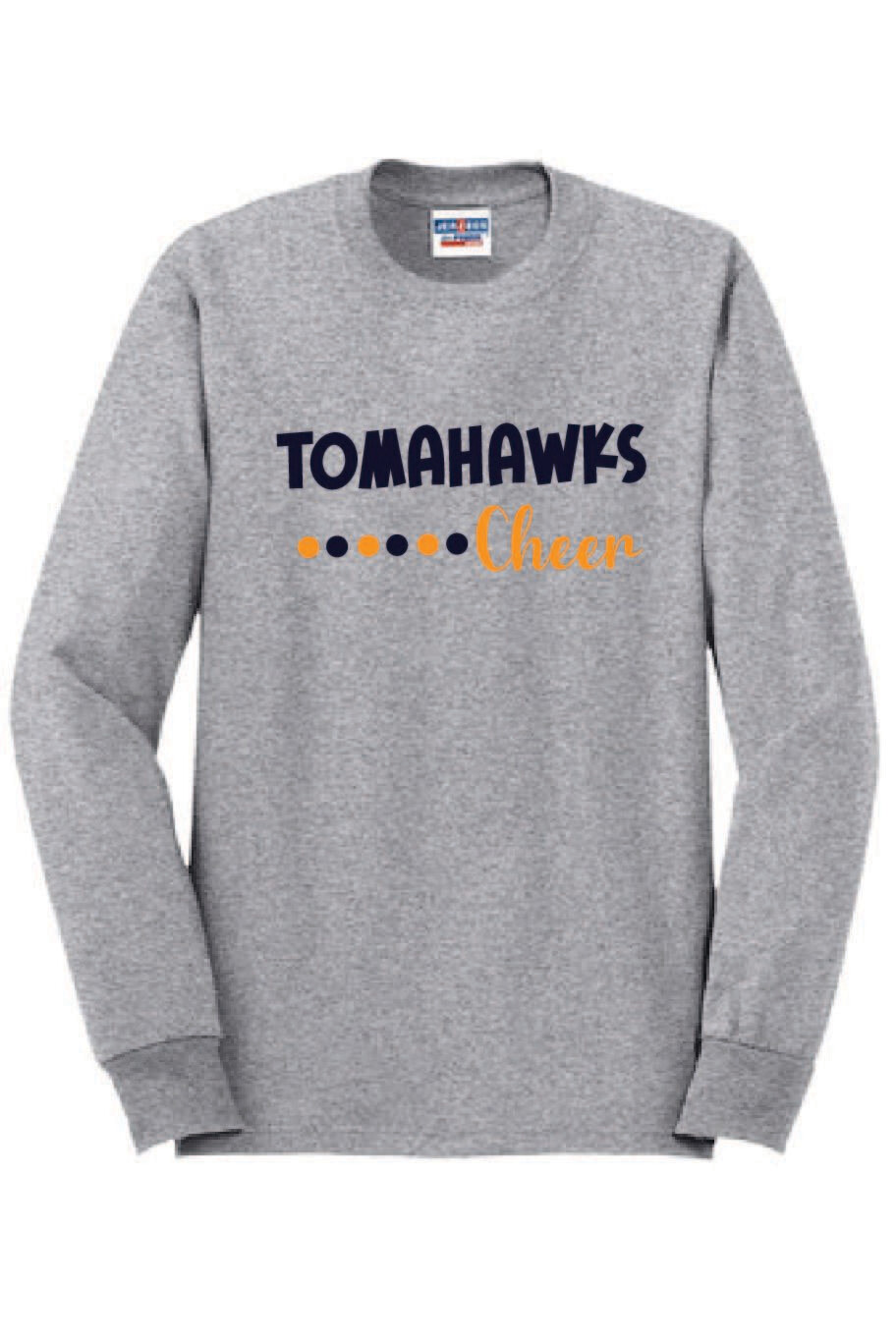 UNISEX GREY LONG SLEEVE