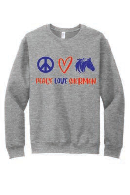 UNISEX GREY CREWNECK